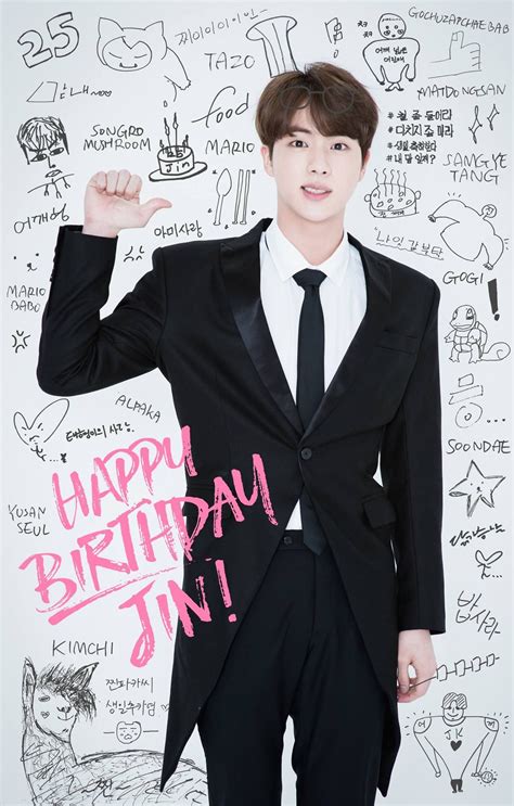 jin bts bts jin birthday